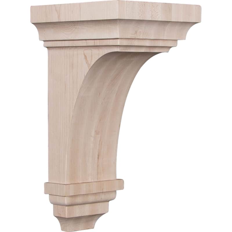 Jefferson Corbel - Jumbo - 7"W x 7 3/4"D x 14"H - Alder
