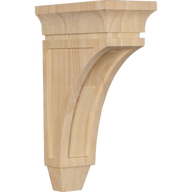 Lucan Corbel - Large - 4 1/2"W x 9"D x 14"H - Rubberwood