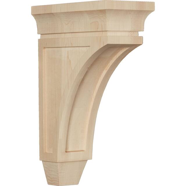 Lucan Corbel - Medium - 4"W x 8"D x 12"H - Maple
