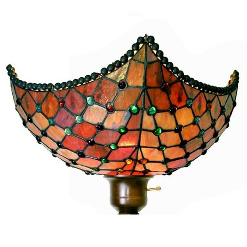 Warehouse of Tiffany Tiffany-style Beaded Torchiere