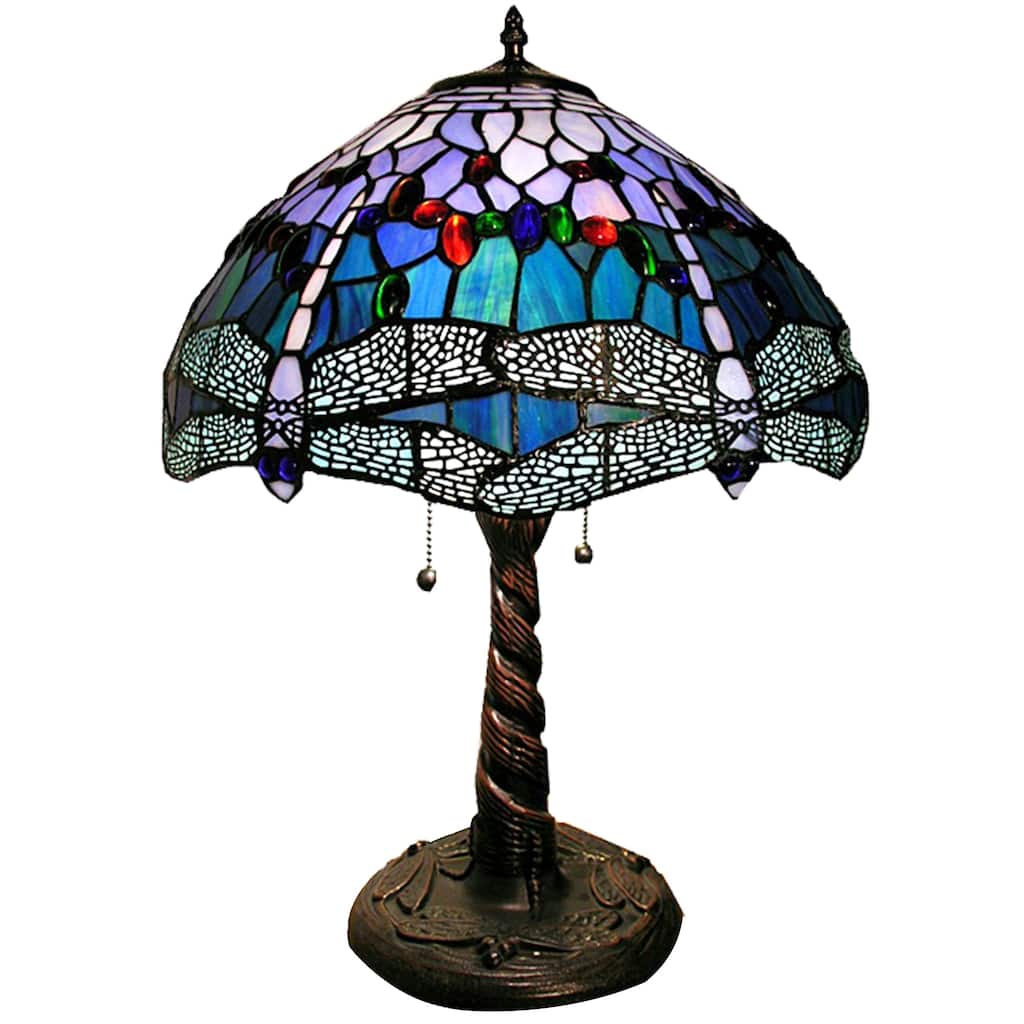 Tiffany-style Dragonfly Lamp
