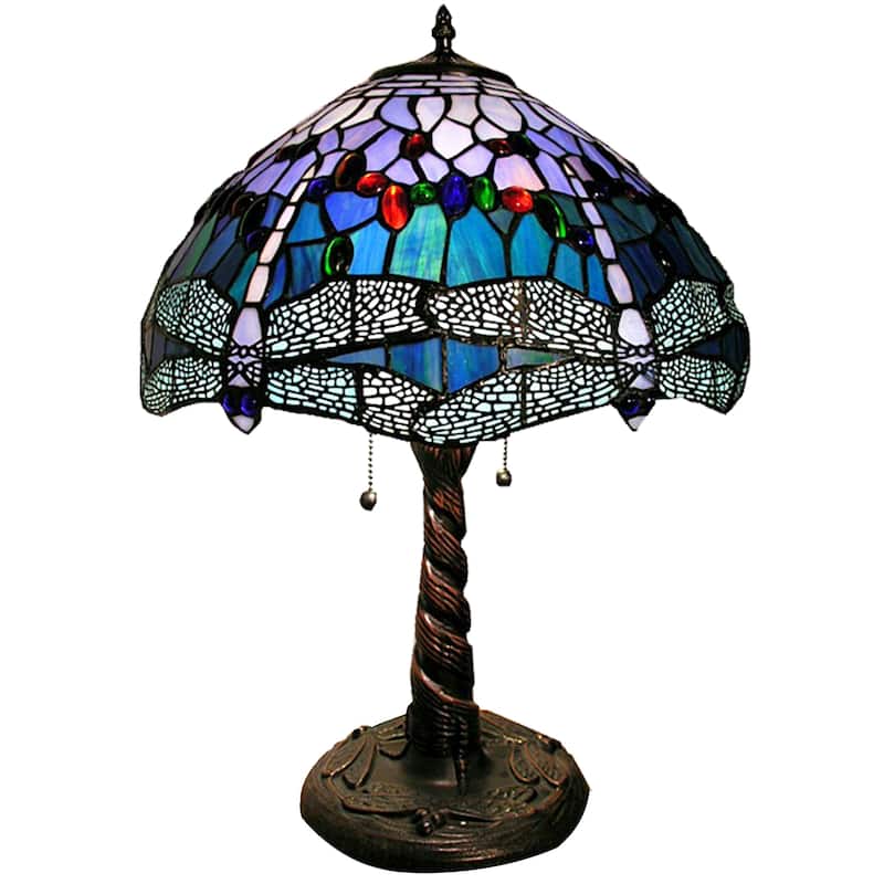Tiffany-style Dragonfly Lamp