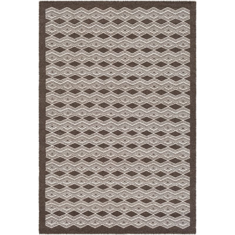 Artistic Weavers Avetis Boho Area Rug - Dark Brown - 5' x 7'6"