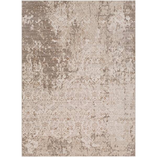 Shop Anouk Brown Transitional Damask Area Rug Overstock 27103008