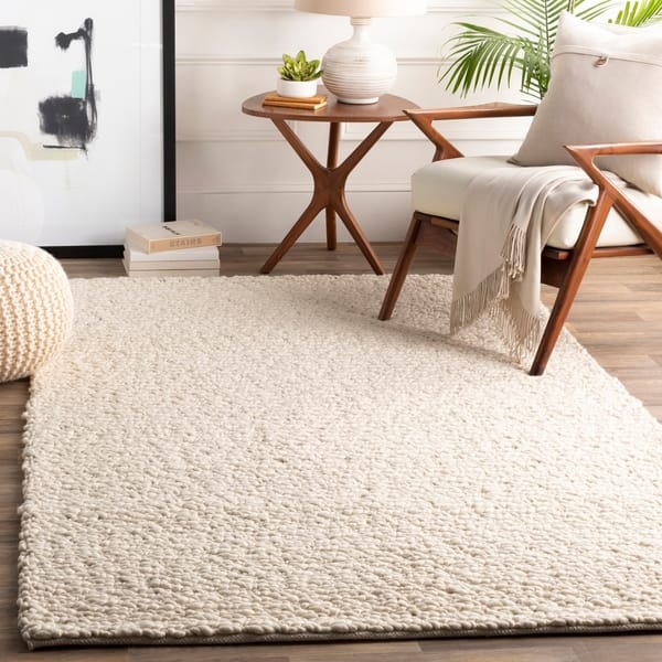 Farago Texture Area Rug | Overstock.com Shopping - The Best Deals on ...