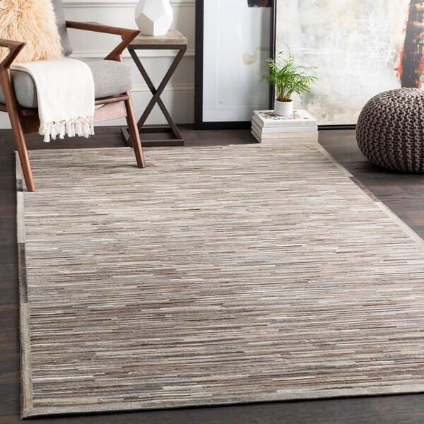 Michala Hide/Leather Area Rug