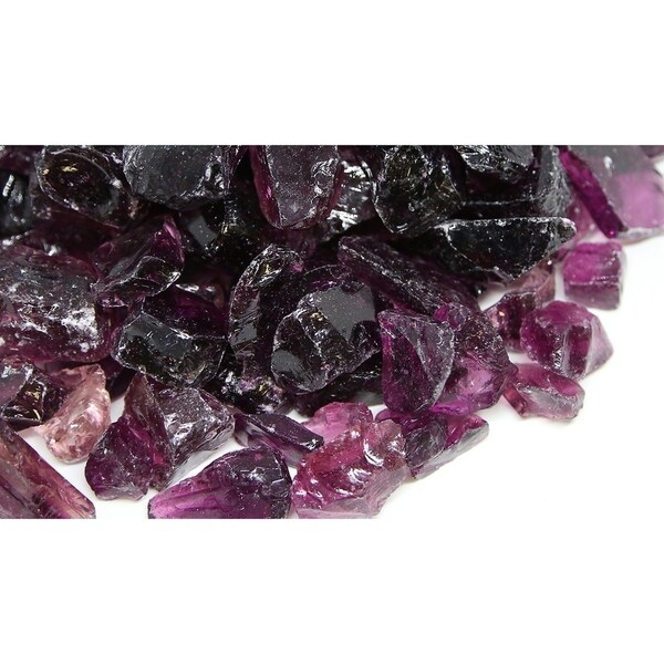 20-30mm Purple Fireglass Rocks- 10lb box