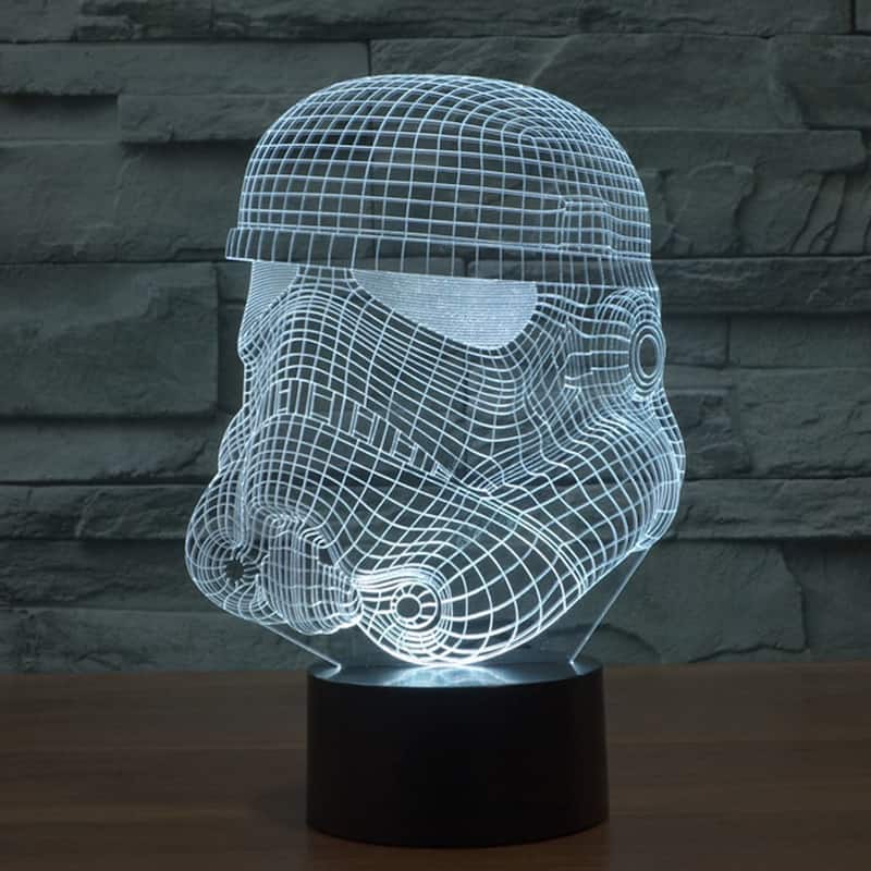 Smart Touch 3D Illusion 7-Color LED Light - Stormtrooper