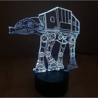 Smart Touch 3D Illusion 7-Color LED Light - AT-AT
