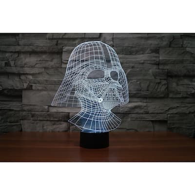 Smart Touch 3D Illusion 7-Color LED Light - Darth Vader