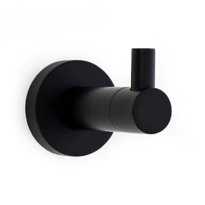 Italia Florence Series Matte Black Robe Hook