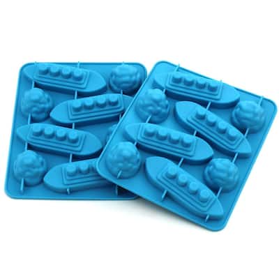 2pc Titanic Silicone Ice Tray and Chocolate Mold