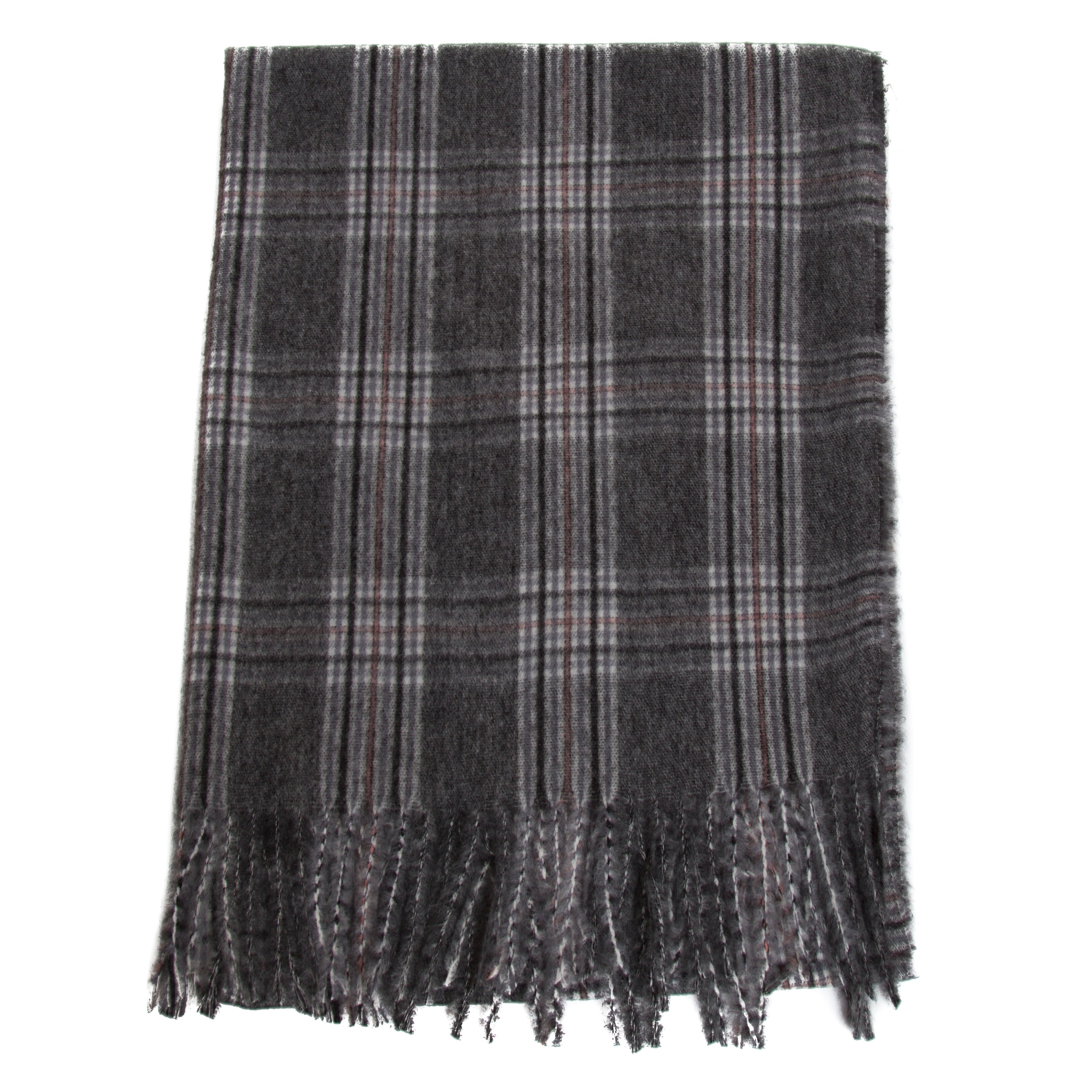 mens cashmere scarf no fringe