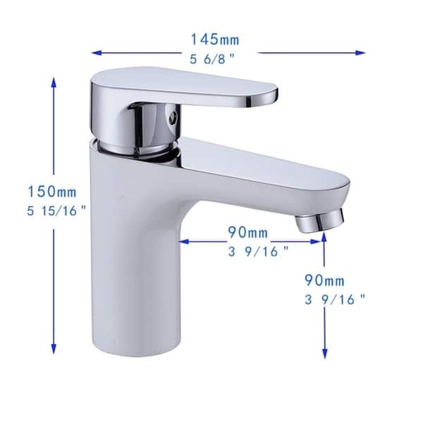 Shop Vanity Art 5 9 Inch Single Hole And Single Handle Vessel Bathroom Sink Faucet Polished Chrome Deck Mounted Bathroom Faucet Overstock 27119003