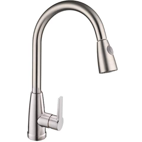 Vanity Art Pull out kitchen faucet, brushed nickel