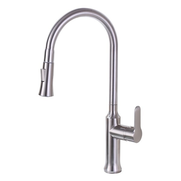 Shop Vanity Art Pull Out Kitchen Faucet Brushed Nickel On Sale