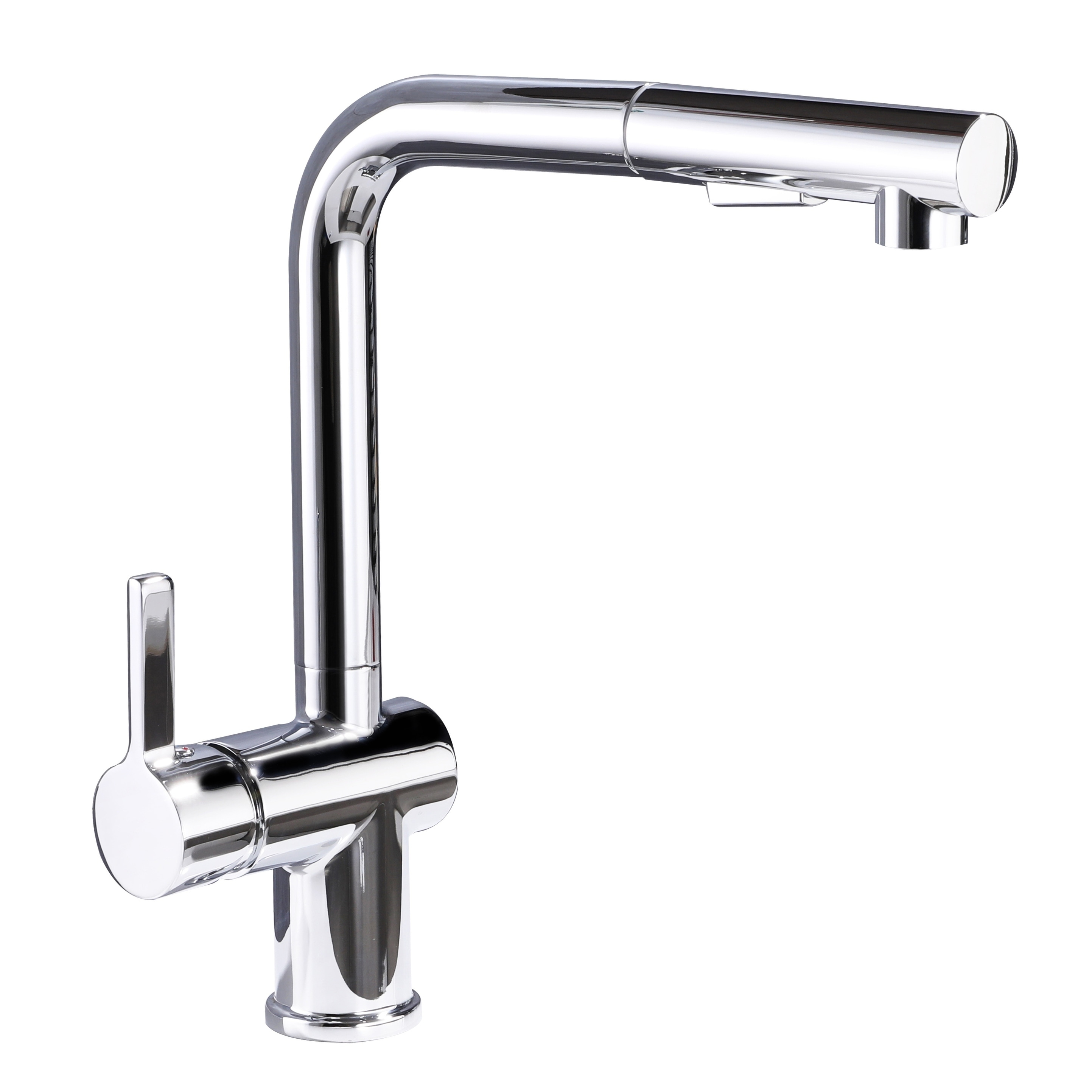 Shop Vanity Art Pull Out Kitchen Faucet Chrome Finish High Arc
