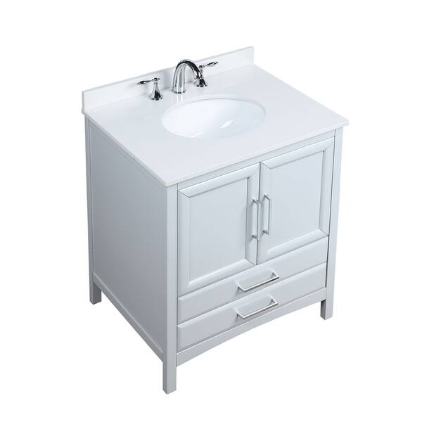 Shop Vanity Art 30 Single Sink Bathroom Vanity Set 1 Shelf 2