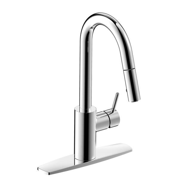 Shop Palais Royal Single Handle Modern Pull Down Kitchen Faucet