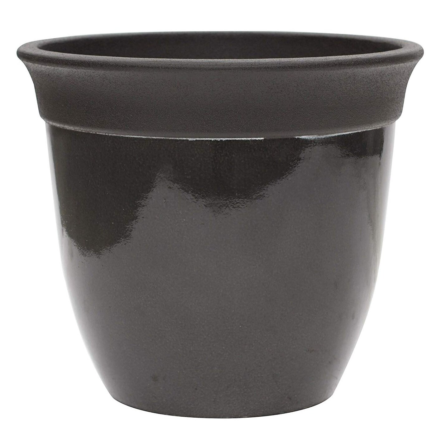 Shop Happy Planter Planter 14 6 X 14 6 X 13 4 Mist Black Overstock 27122912