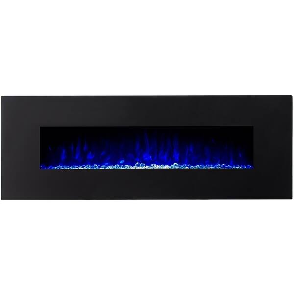 Shop Regal Flame Erie 72 Black Ventless Heater Electric Wall