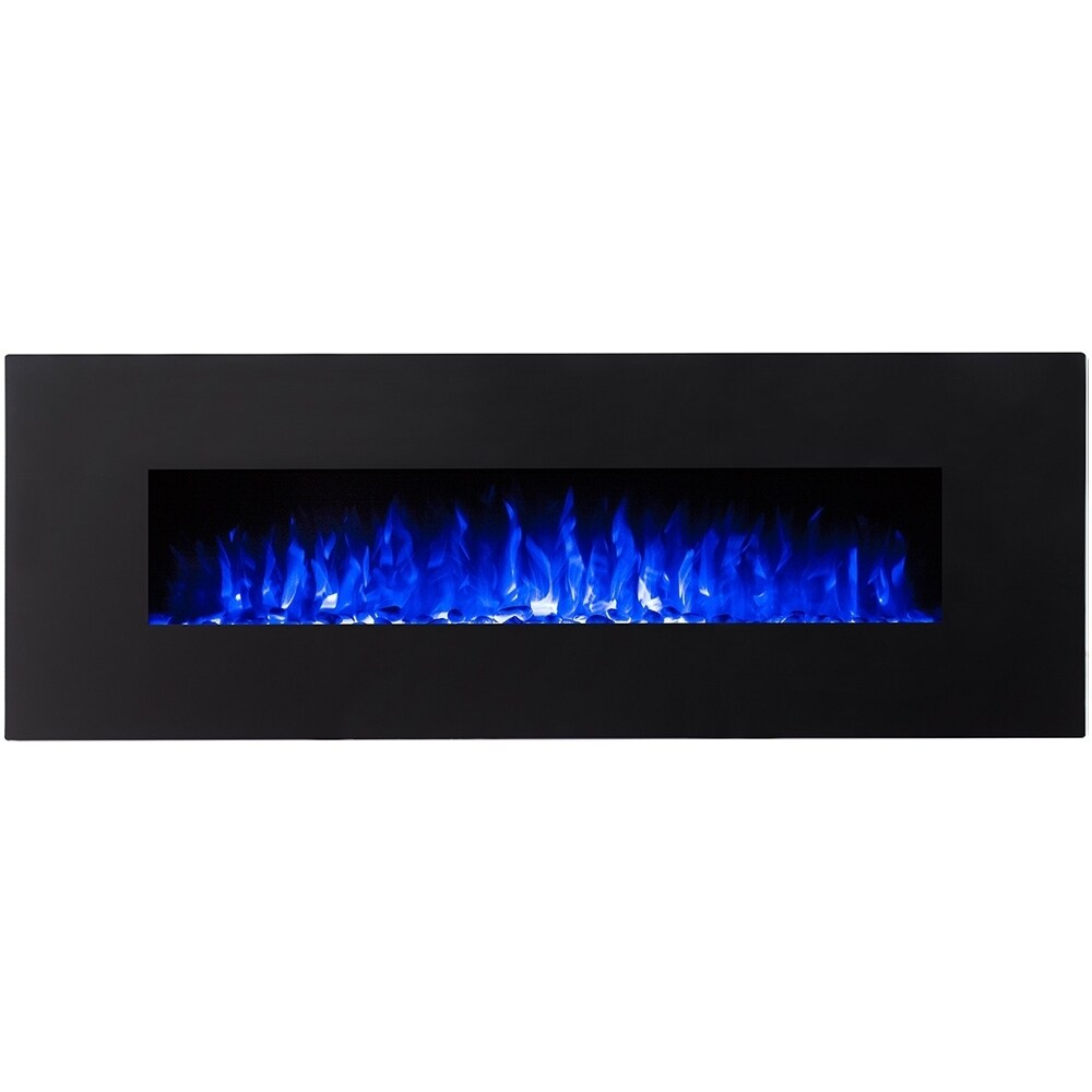 Shop Regal Flame Erie 72 Black Ventless Heater Electric Wall