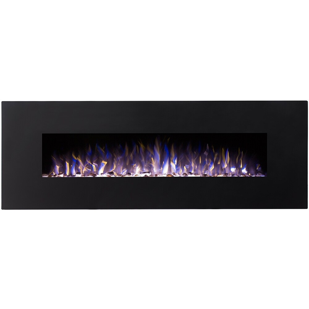 Shop Regal Flame Erie 72 Black Ventless Heater Electric Wall