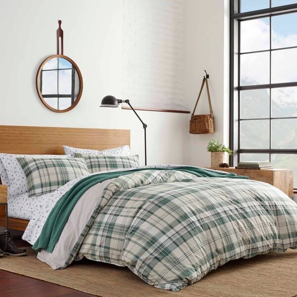 Shop Eddie Bauer Timbers Plaid Green Comforter Set On Sale