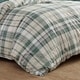 preview thumbnail 4 of 5, Eddie Bauer Timbers Plaid Green Duvet Cover Set
