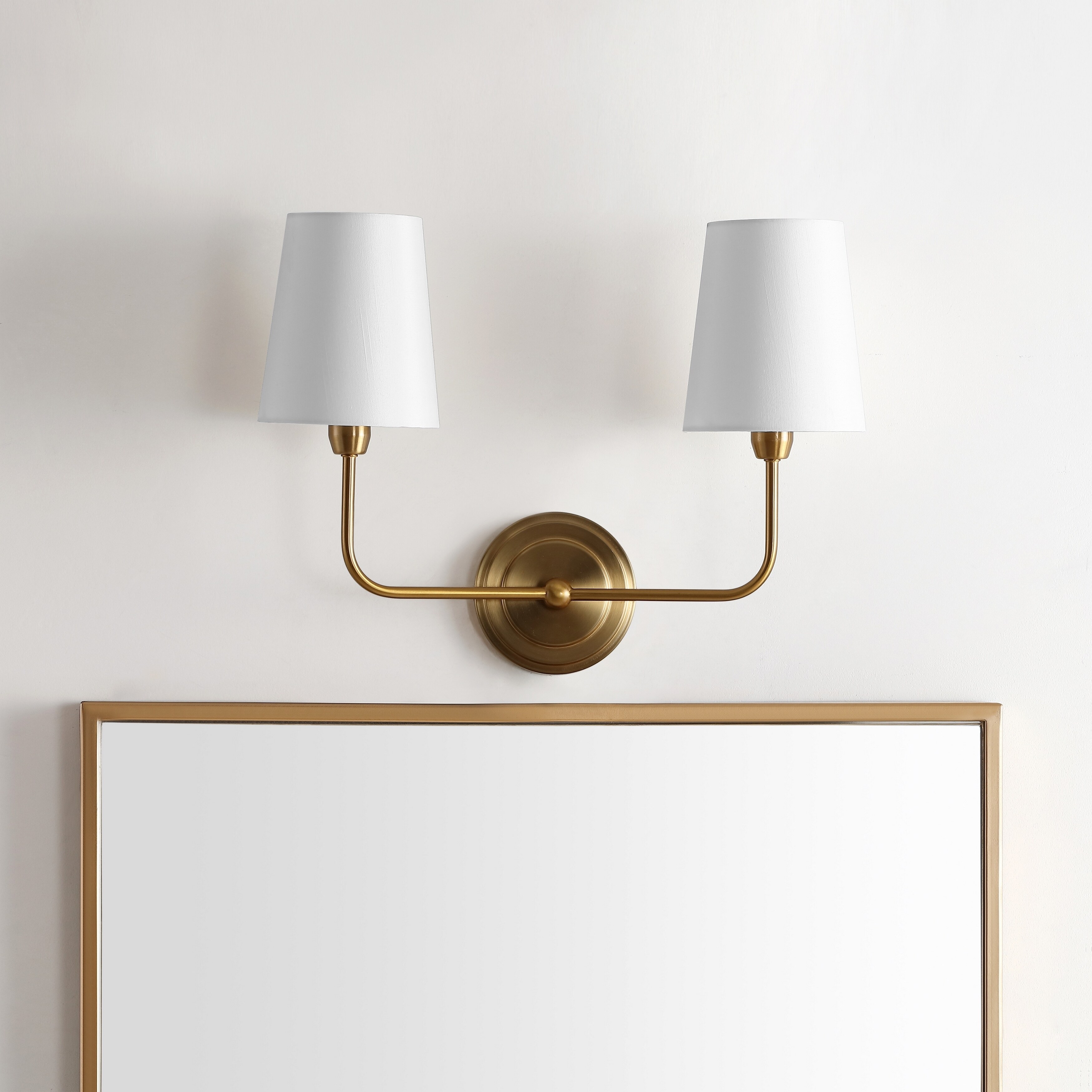 Safavieh Lighting Ezra Two Light Wall Sconce Br Safavieh Lighting Ezra Two Light Wall Sconce Br
