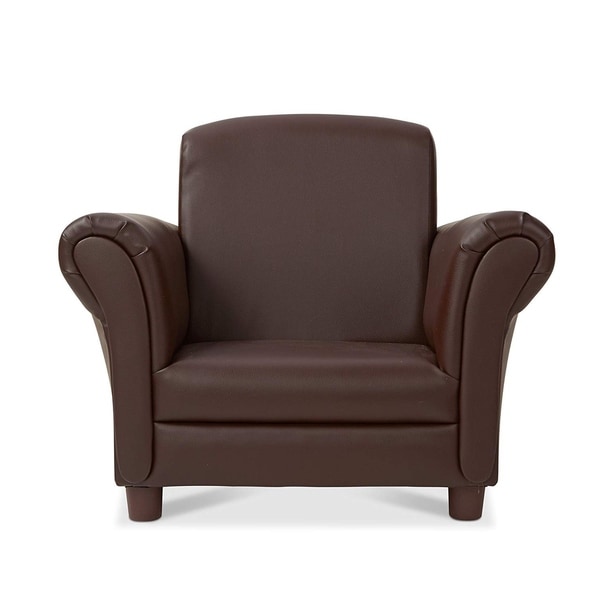 childrens leather armchair