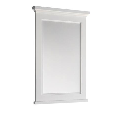 Fresca Windsor 24" Matte White Bathroom Mirror