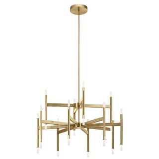 Elan Kizette Integrated LED Chandelier (Champagne Gold - Multi Tier) - Chandeliers For Bedrooms by Overstock.com