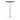Silver Orchid La Plante Contemporary Round Bar Table - N/A