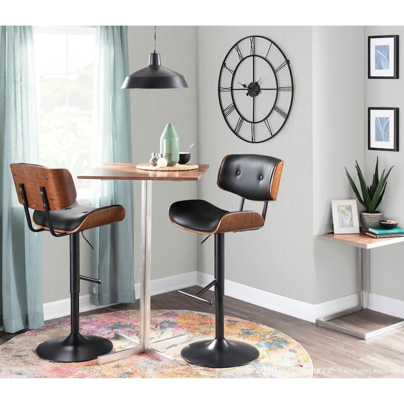 Silver Orchid La Plante Square Bar Table - N/A