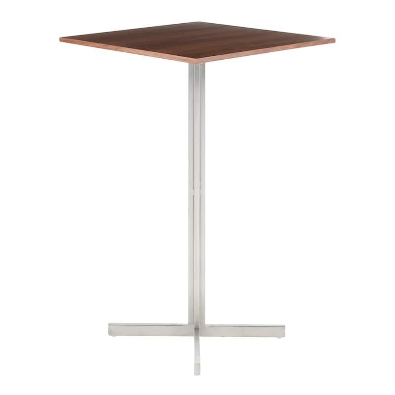 Silver Orchid La Plante Square Bar Table - N/A