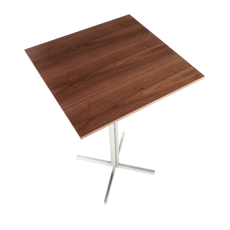 Silver Orchid La Plante Square Bar Table - N/A