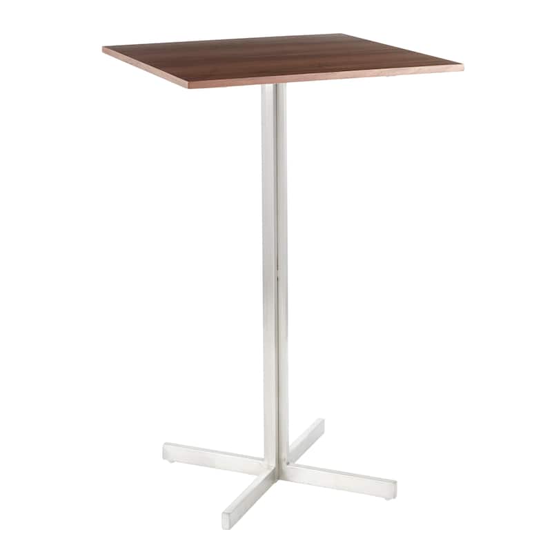 Silver Orchid La Plante Square Bar Table - N/A