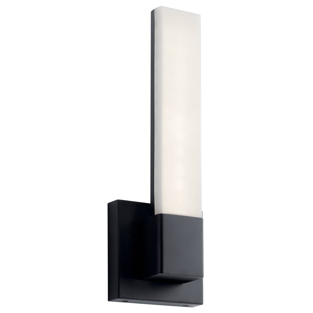 Elan Neltev Integrated LED Matte Black Sconce