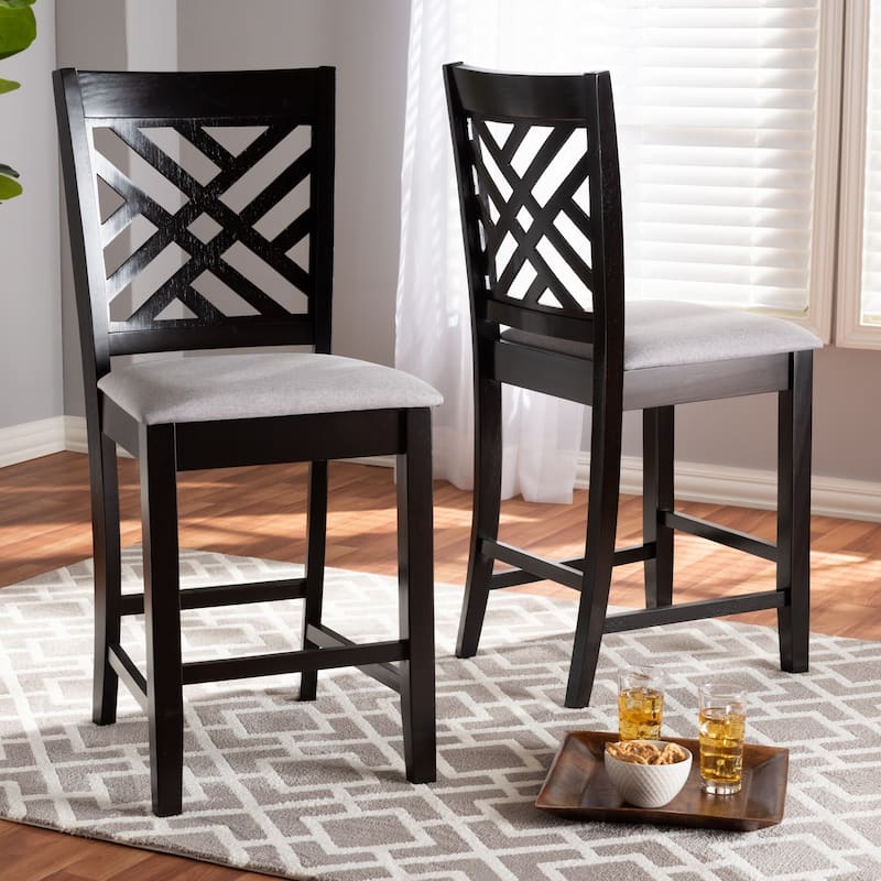 Modern and Contemporary Counter Stool 2-Piece Set