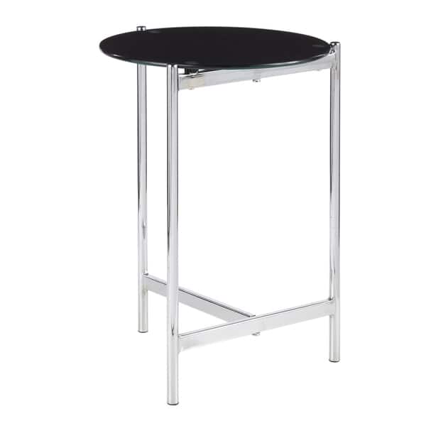slide 2 of 18, Silver Orchid Bellamy Round Side Table