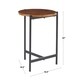 preview thumbnail 7 of 16, Silver Orchid Bellamy Round Side Table