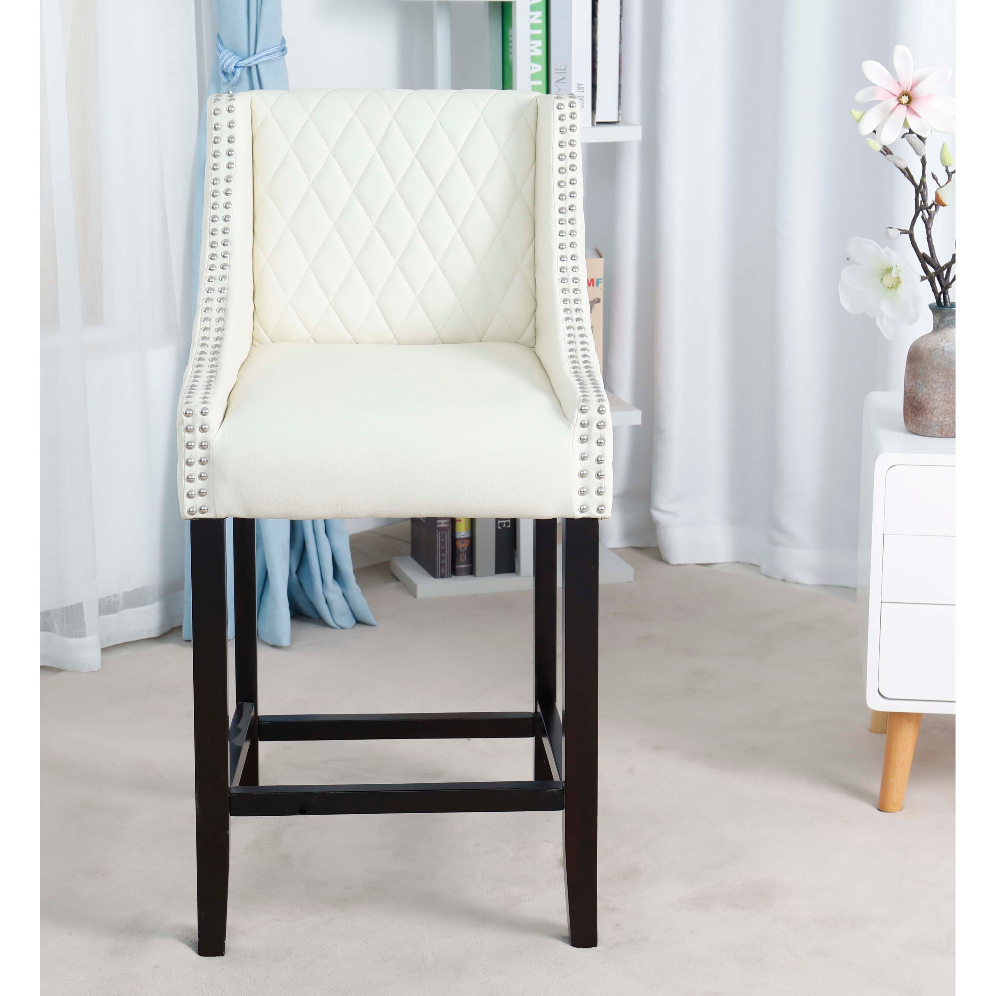 Shauhin Quilted Leather Upholstered 39