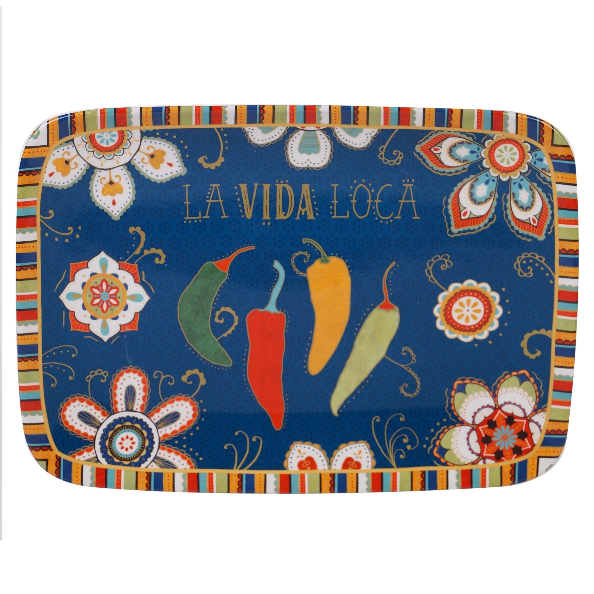 Certified International Piazzette Rectangular Platter 16,