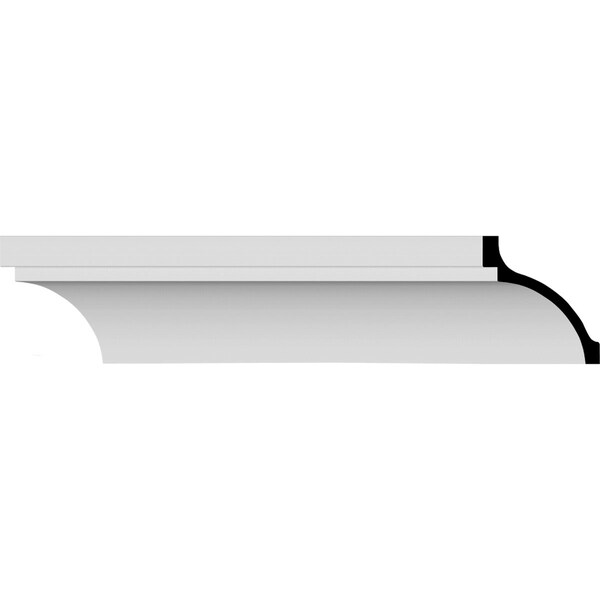 Dylan Crown Moulding - 5 1/2"H x 5 1/8"P x 7 1/2"F x 94 1/2"L