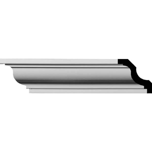 Jackson Traditional Smooth Crown Moulding - 1 5/8"H x 1 5/8"P x 2 1/4"F x 94 1/2"L