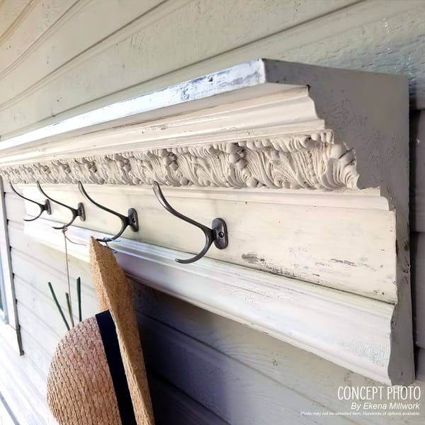 Marseille French Scroll Crown Moulding 2 5 8 H X 2 3 8 P X 3 5 8 F X 94 1 2 L Overstock 27129312