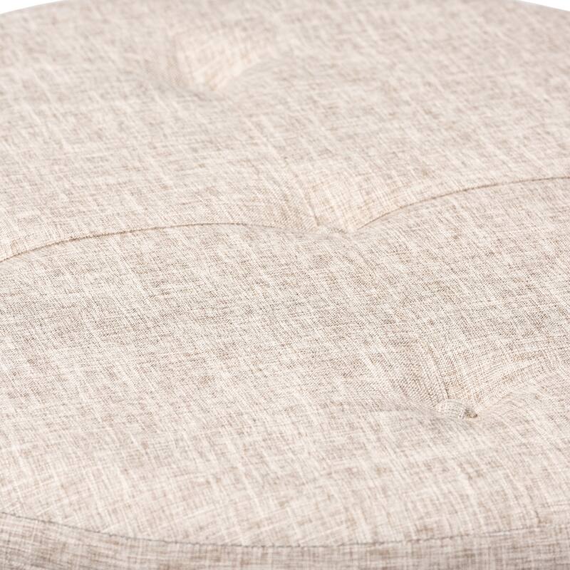 Modern and Contemporary Fabric Cocktail Ottoman