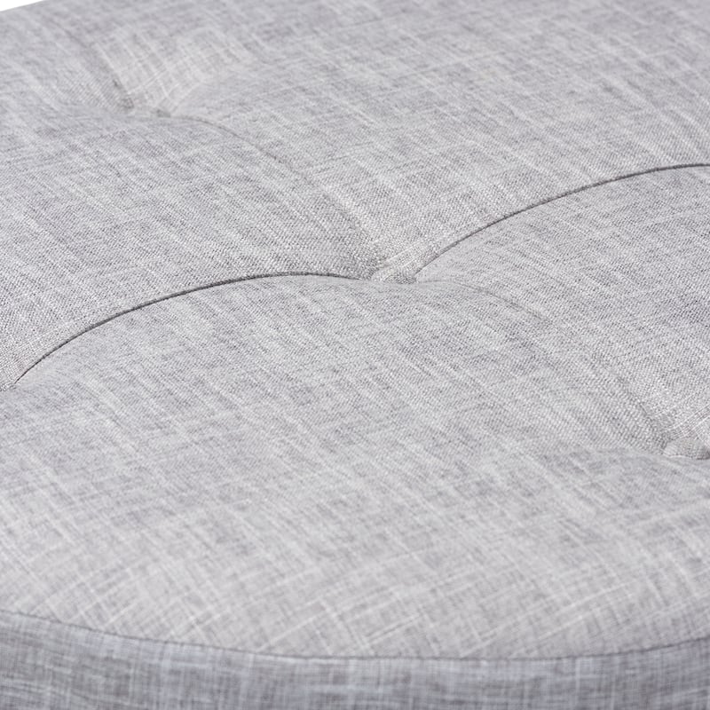 Modern and Contemporary Fabric Cocktail Ottoman