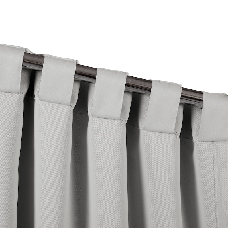 Porch & Den Linda Insulated Back Tab Blackout Window Curtain Panel Pair